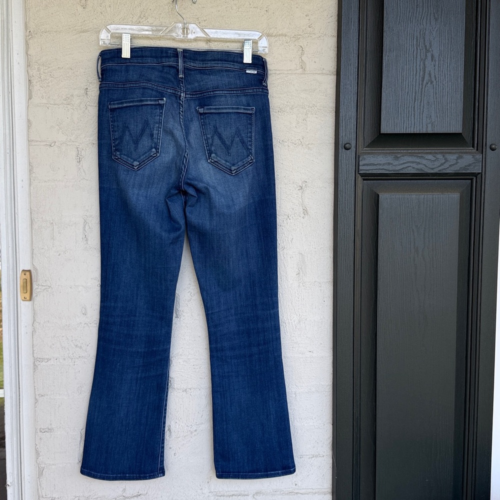 MOTHER The Insider Ankle High Rise Bootcut Ankle Jeans The Road to Paradise W-27 - Picture 8 of 16